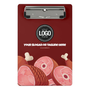 Minicarpeta De Pinza Personalizar negocio   Tienda de carniceros