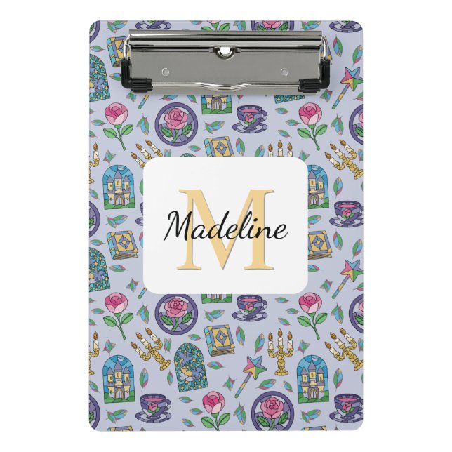 Minicarpeta De Pinza Personalized Beauty and the Beast Book Girl (Anverso)