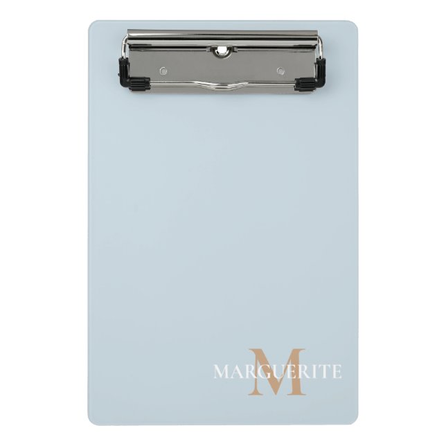 Minicarpeta De Pinza Personalized Name Monogram (Anverso)