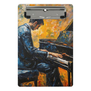 Minicarpeta De Pinza Pianista - Pintura al óleo