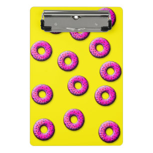 Minicarpeta De Pinza Pinky Donuts es un patrón impecable + tus ideas
