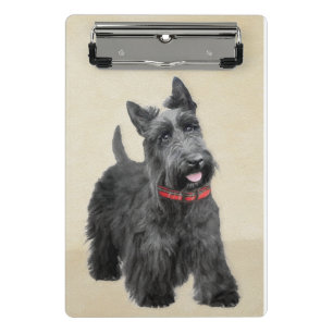 Minicarpeta De Pinza Pintado Terrier Escocés - Arte Perro Original