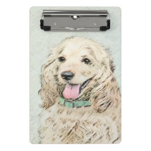 Minicarpeta De Pinza Pintura Buff de Cocker Spaniel - Arte Perro Origin