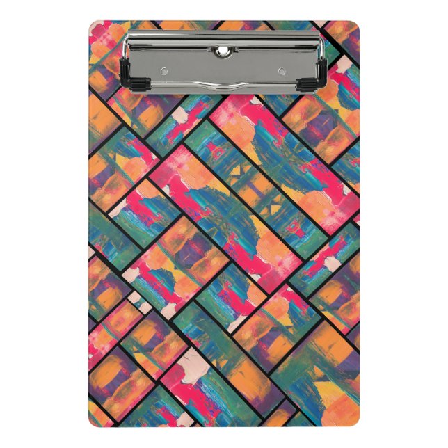 Minicarpeta De Pinza Pintura de arte elegante (Anverso)