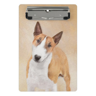 Minicarpeta De Pinza Pintura de Bull Terrier en miniatura - Original ad