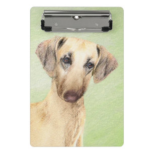 Minicarpeta De Pinza Pintura de eslúpulos - Arte de perro original lind