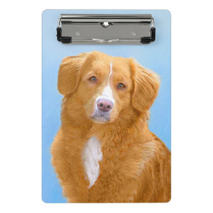Minicarpeta De Pinza Pintura de perro de la recuperación del pato de Nu