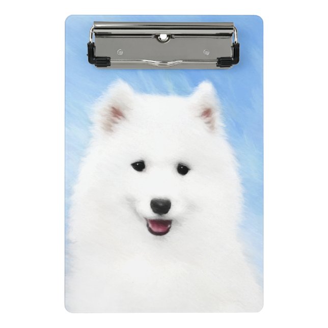 Minicarpeta De Pinza Pintura de pimienta de Samoyed - Arte Perro Origin (Anverso)