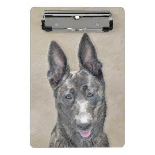 Minicarpeta De Pinza Pintura Holandesa de Pastores - Arte Perro Origina