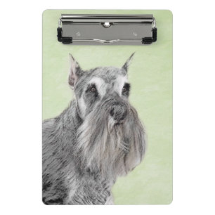 Minicarpeta De Pinza Pintura Schnauzer (gigante, estándar) - Arte de pe