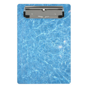 Minicarpeta De Pinza Piscina Blue Water Aqua Template Moderno