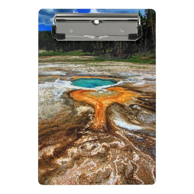 Minicarpeta De Pinza Piscina la termal de Yellowstone (Anverso)