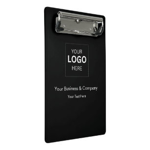 Minicarpeta De Pinza Plantilla de logotipo de negocio de lujo negro per