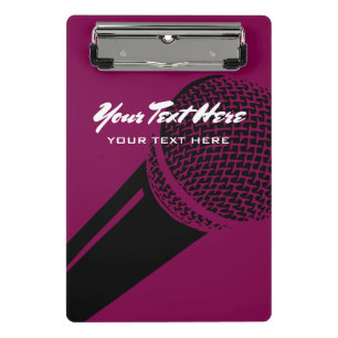 Minicarpeta De Pinza Podcasting y vlogging personalizados