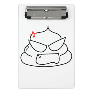 Minicarpeta De Pinza Poop enojado - Brootsch the PooPoo