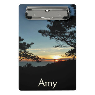 Minicarpeta De Pinza Puesta de sol de Torrey Pine III Paisaje de Califo