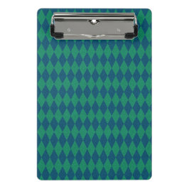 Minicarpeta De Pinza Purpurina de diamantes de colores oceánicos