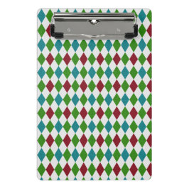 Minicarpeta De Pinza Purpurina de diamantes multicolor