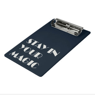 Minicarpeta De Pinza Quédate en tu minimalismo mágico