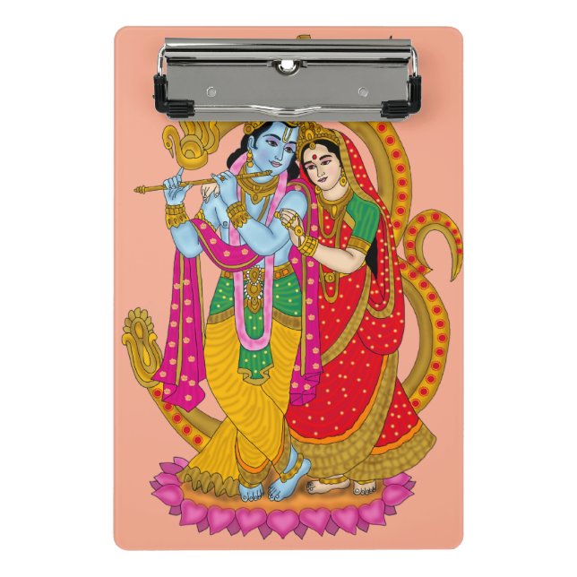 Minicarpeta De Pinza Radha Krishna Notebook (Anverso)