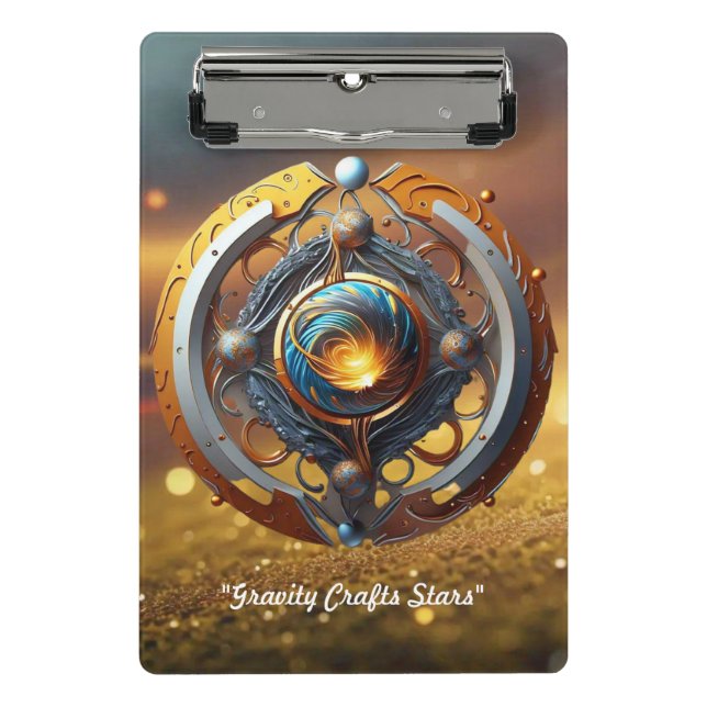 Minicarpeta De Pinza "Radiancia celeste" (Anverso)