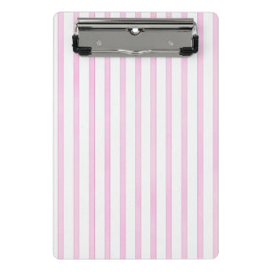 Minicarpeta De Pinza Rayas rosadas de la acuarela del fondo