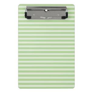 Minicarpeta De Pinza Rayas Verdes