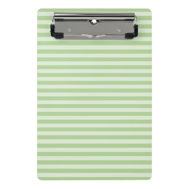 Minicarpeta De Pinza Rayas verdes (Anverso)