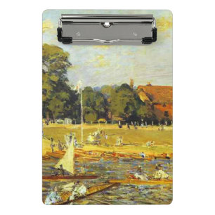 Minicarpeta De Pinza Regatta en Hampton Court Alfred Sisley Poster