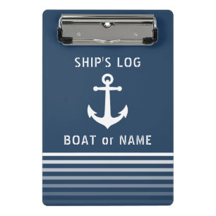 Minicarpeta De Pinza Registro del buque Nombre del barco Anclador Náut