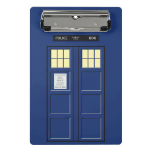 Minicarpeta De Pinza Reino Unido - Cabina Pública de la Policía Azul 1