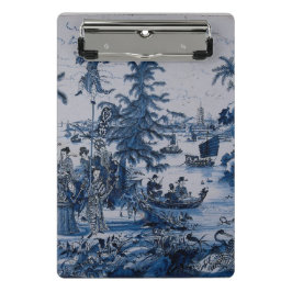 Minicarpeta De Pinza Repro Chinoiserie Delft Blue and White Tile