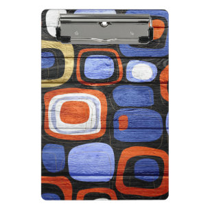 Minicarpeta De Pinza Resumen moderno Aspecto de madera Pastel