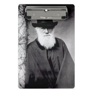 Minicarpeta De Pinza Retrato de Charles Darwin 1881