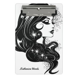 Minicarpeta De Pinza Retrato de mujer