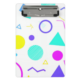 Minicarpeta De Pinza Retro 80s Memphis Geometric Pattern