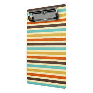 Minicarpeta De Pinza Rojo amarillo azul de los colores retros