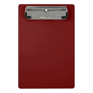 Minicarpeta De Pinza Rojo Sangre