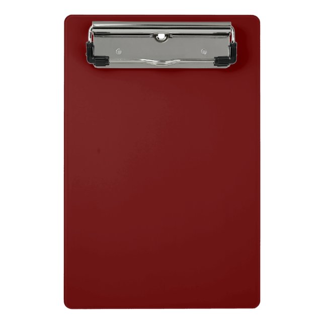Minicarpeta De Pinza Rojo Sangre (Anverso)