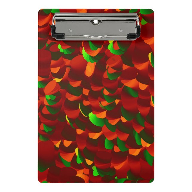 Minicarpeta De Pinza  Rosenblätter abstrakt (Anverso)