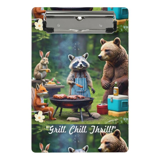 Minicarpeta De Pinza "Salvaje sobre barbacoa" (Anverso)