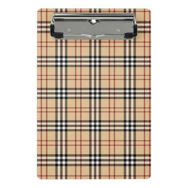 Minicarpeta De Pinza Scottish Tartan Pattern     (Anverso)