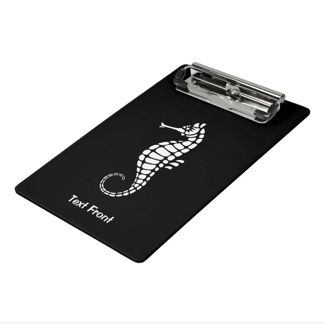Minicarpeta De Pinza Seahorse White (Angulado 3)