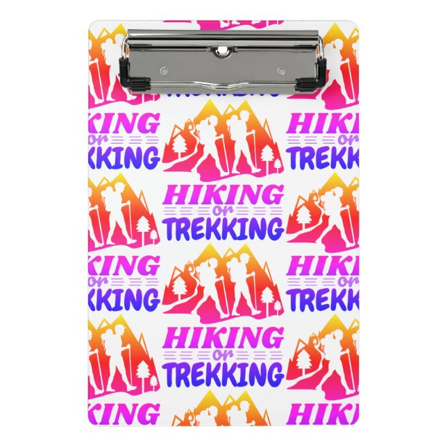 Minicarpeta De Pinza Senderismo o senderismo (Anverso)