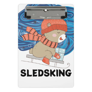 Minicarpeta De Pinza Sledsking Personalizable