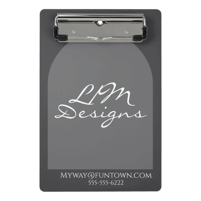 Minicarpeta De Pinza Sleek Minimalist (Anverso)