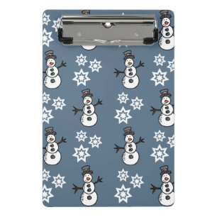 Minicarpeta De Pinza Snowman