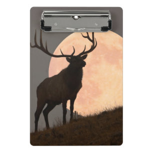 Minicarpeta De Pinza Subida de los alces majestuosos de Bull y de la