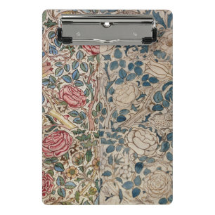 Minicarpeta De Pinza "Subió" diseño del papel pintado (el lápiz y w/