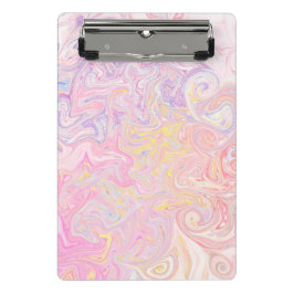 Minicarpeta De Pinza Sueño de Mármol Giratorio en Pastel Suave Arte Abs